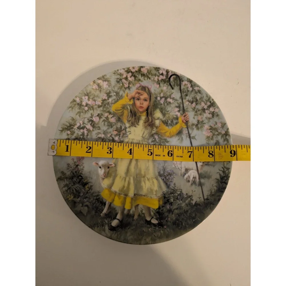 Reco 1983 Vtg Collector‎ Plate Little Bo Peep Mother Goose Series I216